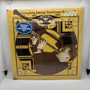The Complete Benny Goodman Volume V 1937-1938 Bluebird 2 LP AXM2-5557 Shrink